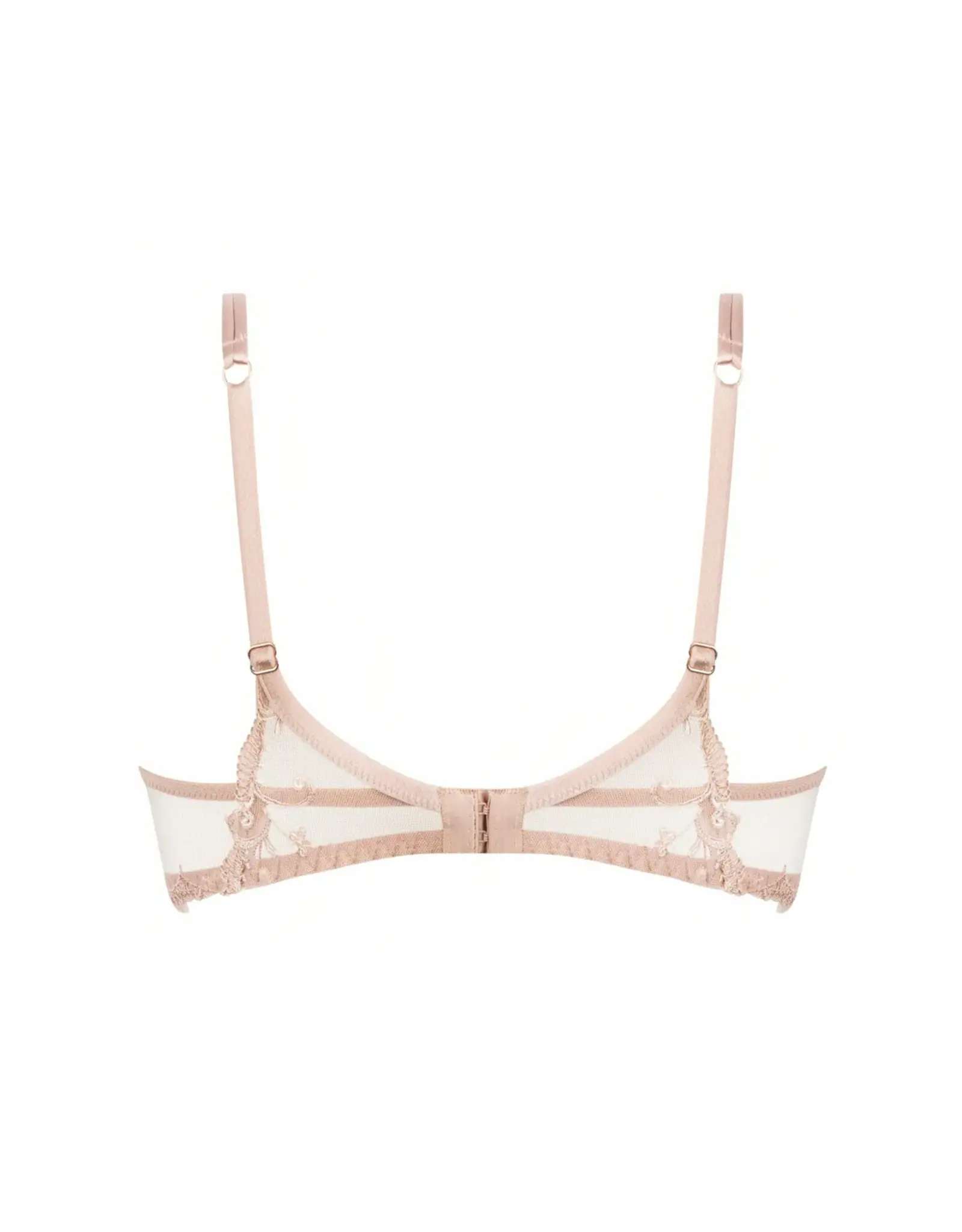 Sparkle Plunge Underwired Bra in Pink | Agent Provocateur Outlet