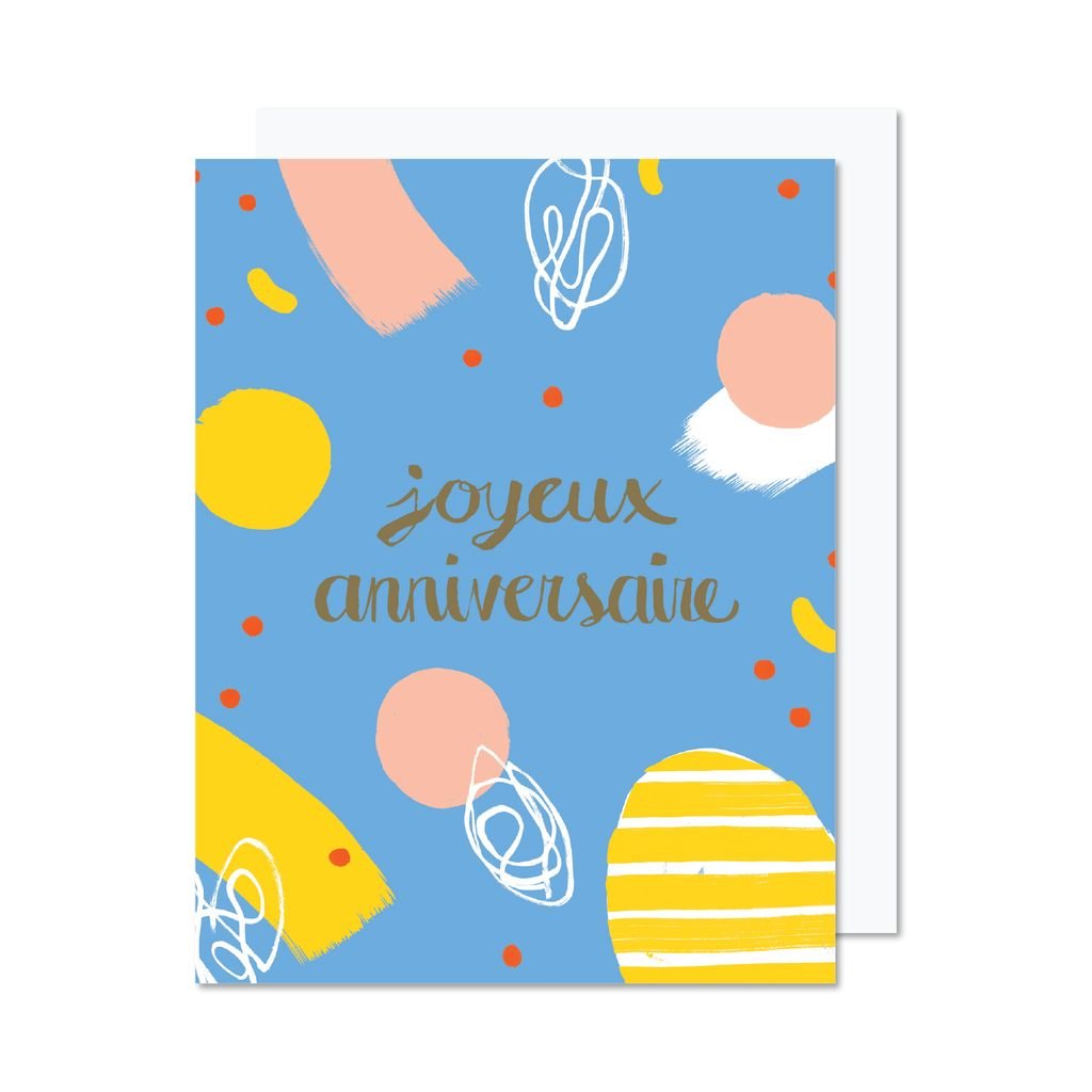 Carte Souh Joyeux Anniversaire Boutique Evelyne