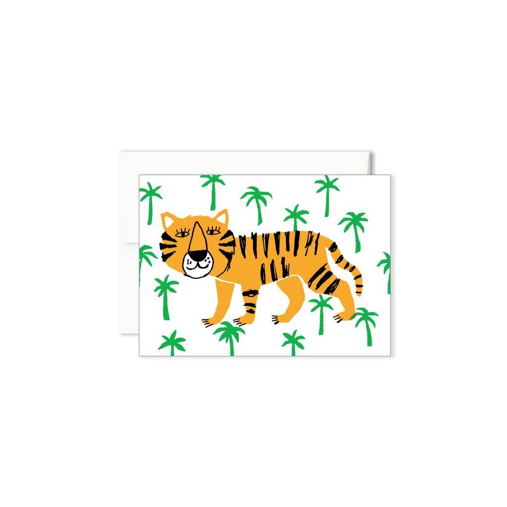 Paperole Tiger Mini Greeting Card