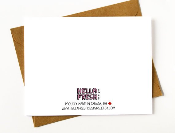 Hellafresh designs Hellafresh Designs Whore Maid of Honor Greeting Card
