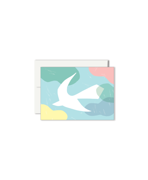 Paperole Paperole - COLOMBE Mini Carte de souhaits