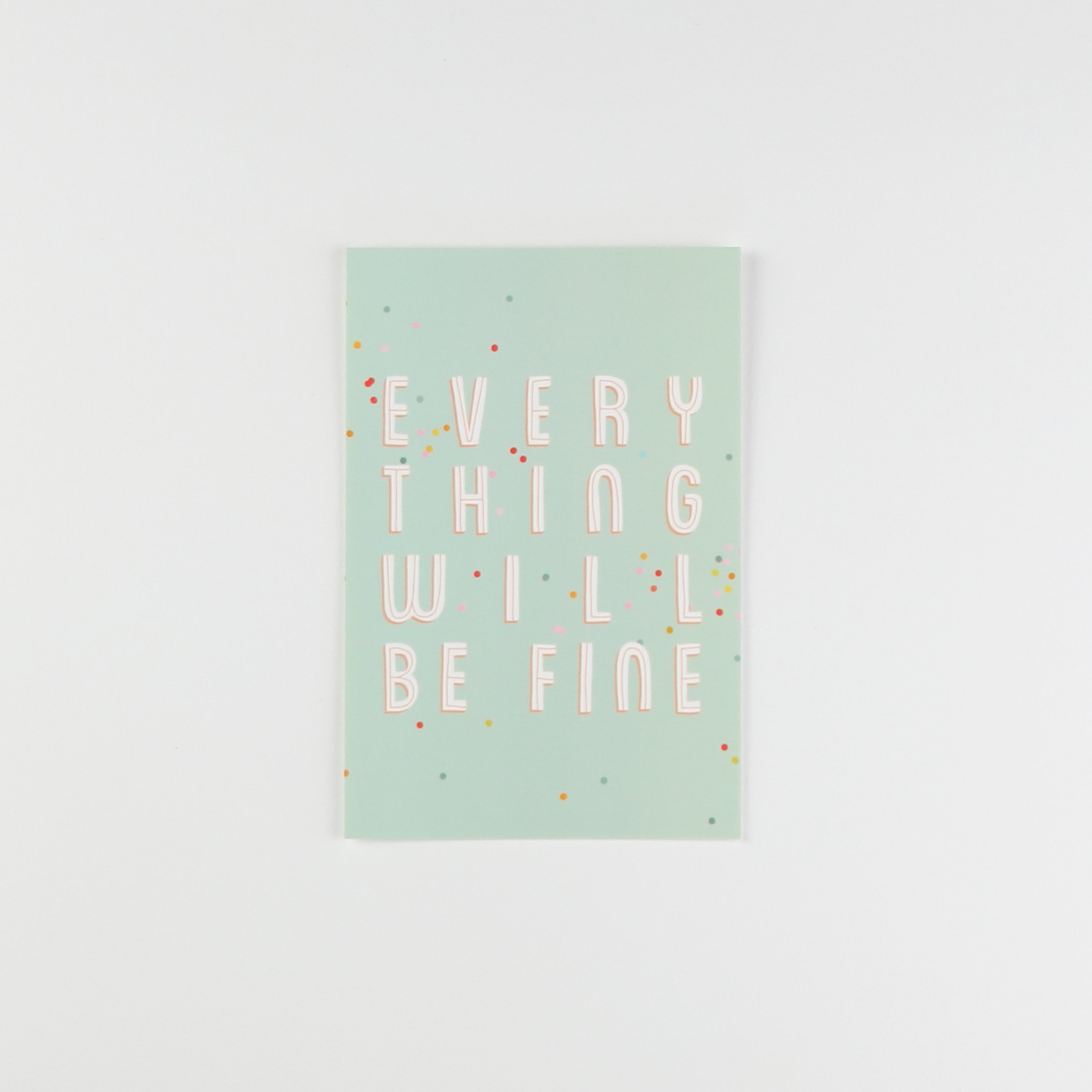 Heymaca Everything Will Be Fine Postcard Boutique Evelyne