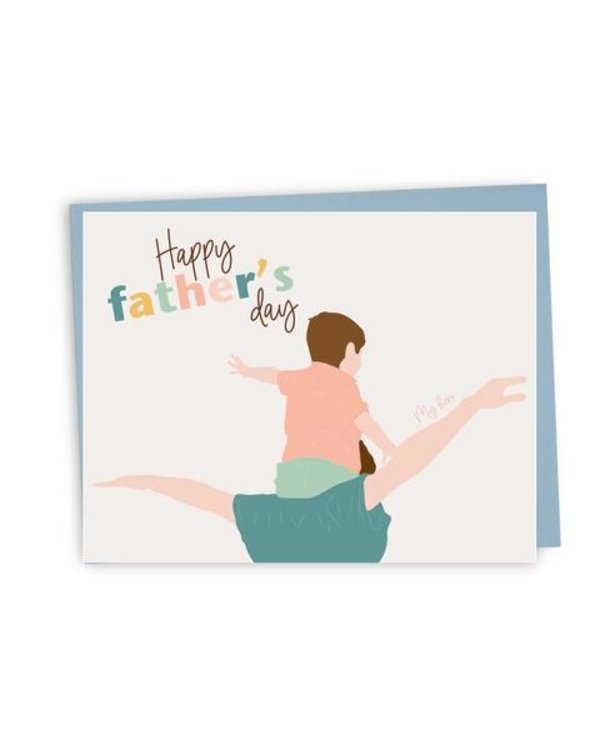 Lili Graffiti Card - Happy father's day