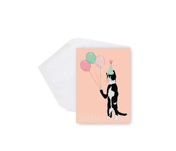 Mini Card - Birthday cat
