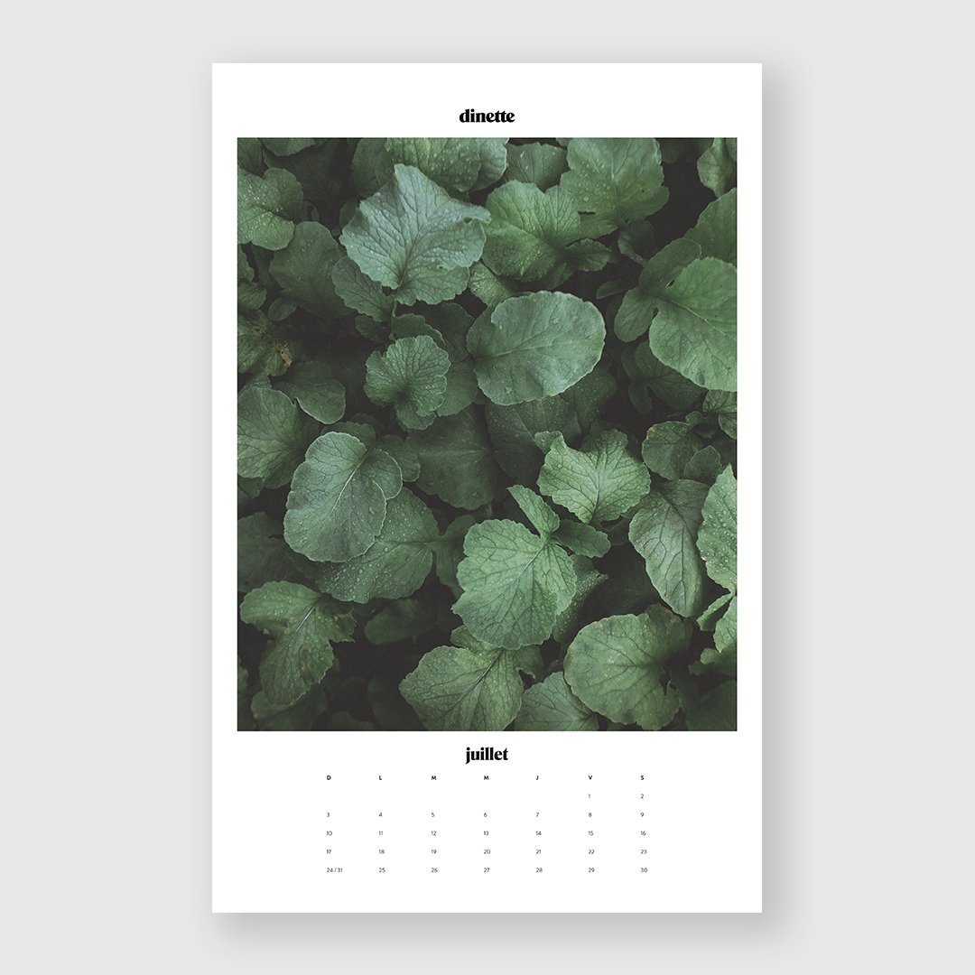 Dinette Calendar 2022