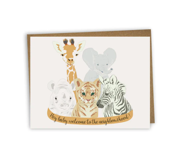 Baby animals card