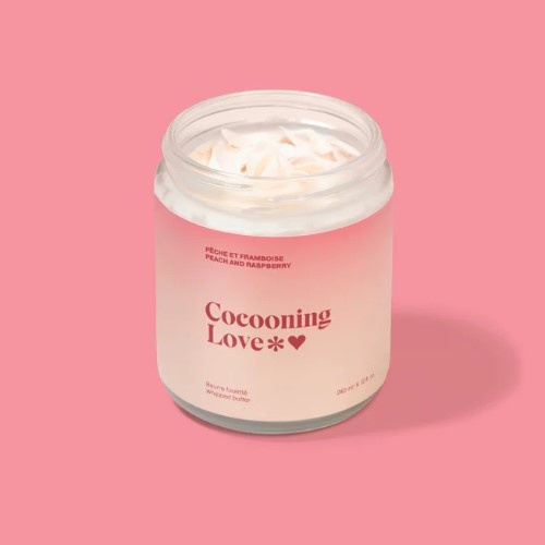 Cocooning love Peach and raspberry  whipped butter
