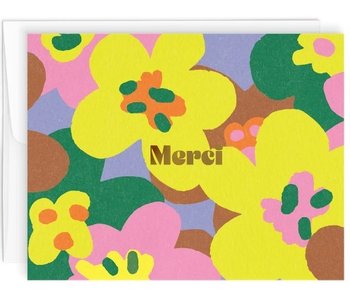 Flowers Card - english and french available
