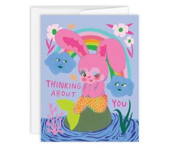 Bunny Mermaid Card
