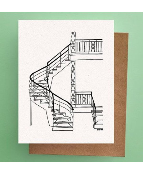 Darveelicious Darveelicious Stairs Postcard