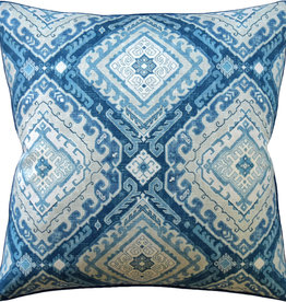 MH Rozel - Piped - Pillow - Indigo - 22x22