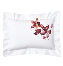 D. Porthault Orchid√©e - Red -  Embroidered - Bedding -