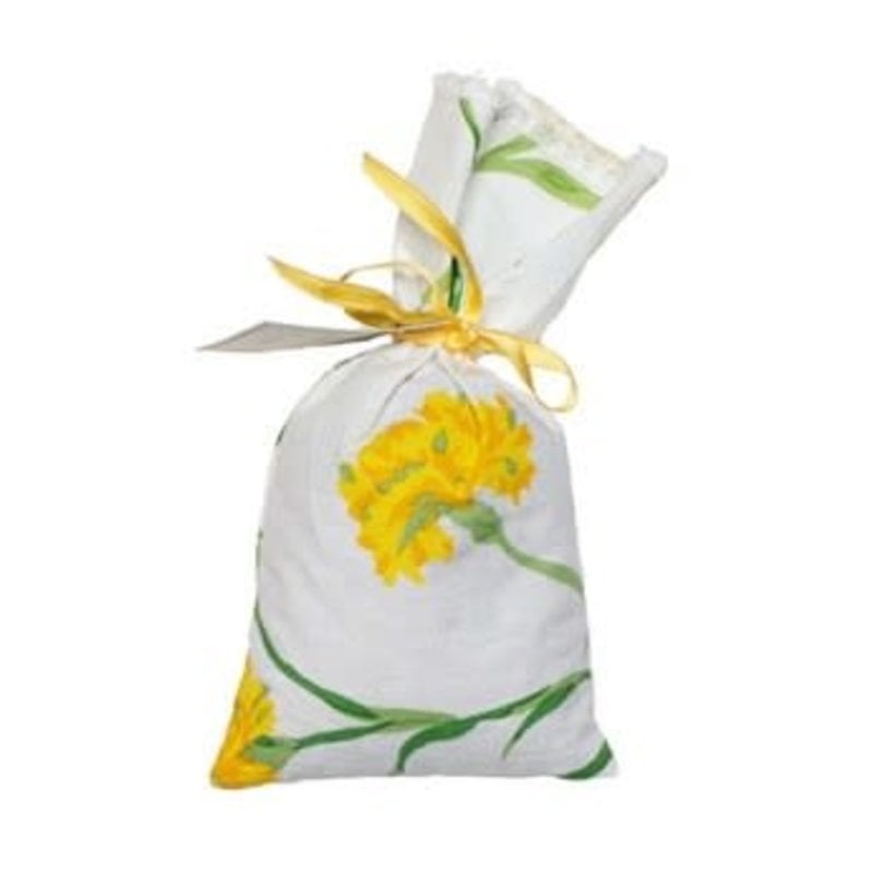 D. Porthault Sachet - Bag - Carnation - Yellow