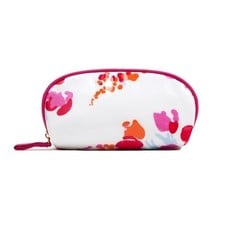 D. Porthault Bag - Demoiselles - Pink/Orange -  Laminated -  Mini Zip