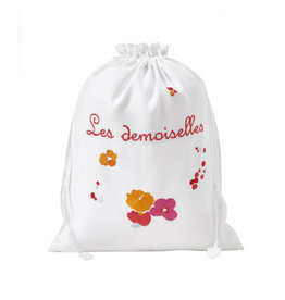 D. Porthault Bag - Demoiselles - Pink/Orange - Lingerie - Embroidered - Large