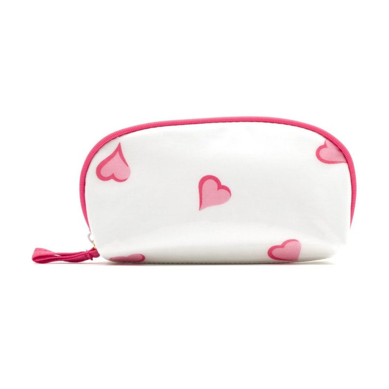 D. Porthault Bag - Coeurs - Pink - Laminated -  Mini Zip