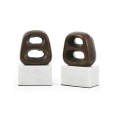 MH Bookends - Delphi - Pair - Bronze - 7.5H