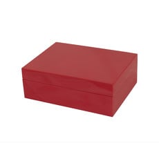 MH Box - Wood - (8x6x3) -  Red