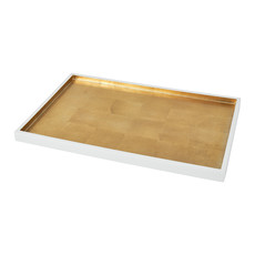 MH Tray - Wood & Gold or Silver