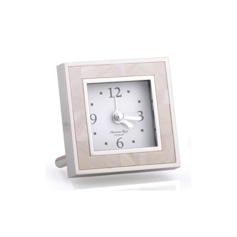 MH Alarm Clock - Square - MOP & Silver