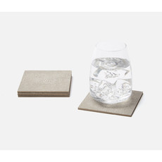 MH Henry - Faux Shagreen Coasters -  Multiple Colors
