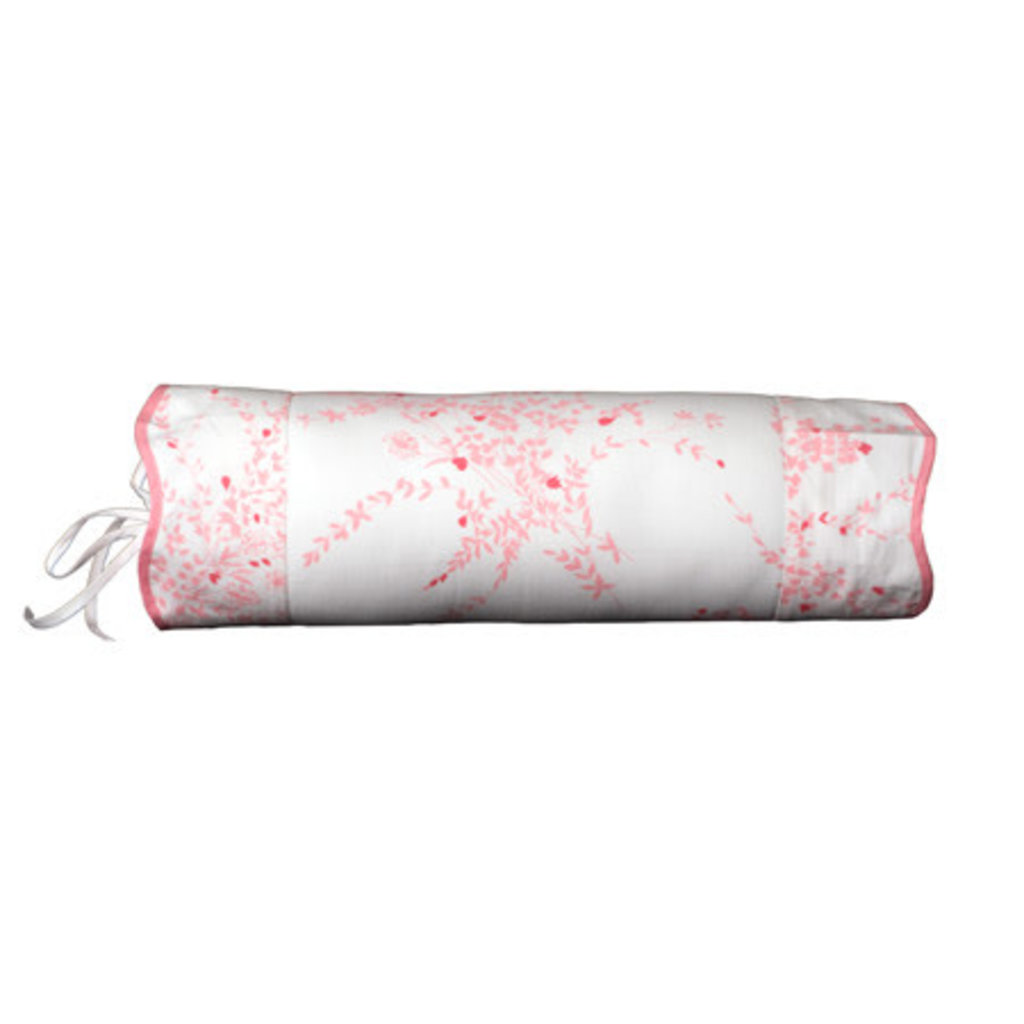 D. Porthault Jete de Fleurs - Pink - Bedding -  Sham - Neckroll