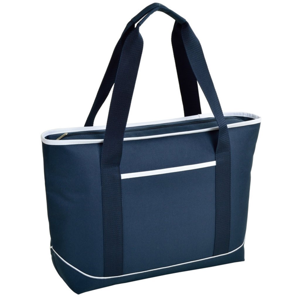 MH Cooler Tote - Large Insulated Cooler - Navy w/White Trim