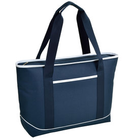 MH Cooler Tote - Large Insulated Cooler - Navy w/White Trim