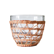 MH Serveware - Rattan Cage - Salad Bowl -   Medium