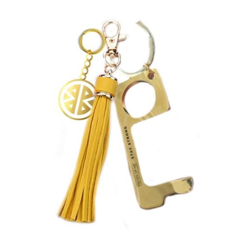 MH Key Ring - Don't Touch That! - Yellow