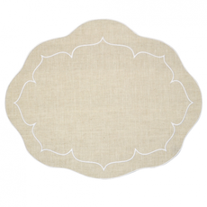 MH Linho - Oval Mat - Linen