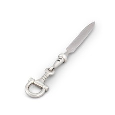 MH Letter Opener - Equestrian Bit - Pewter
