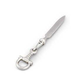 MH Letter Opener - Equestrian Bit - Pewter