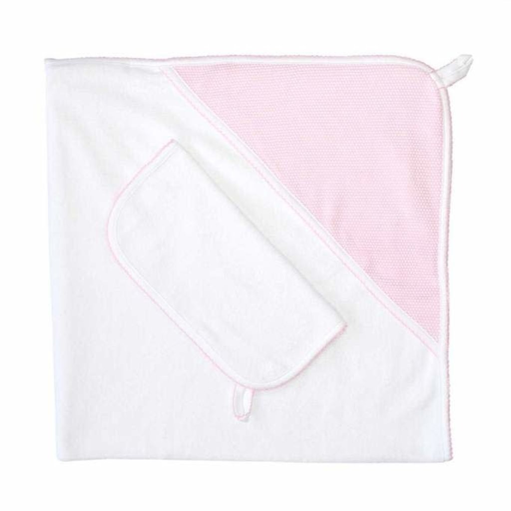 MH Hooded Towel Set - Bubble Applique -