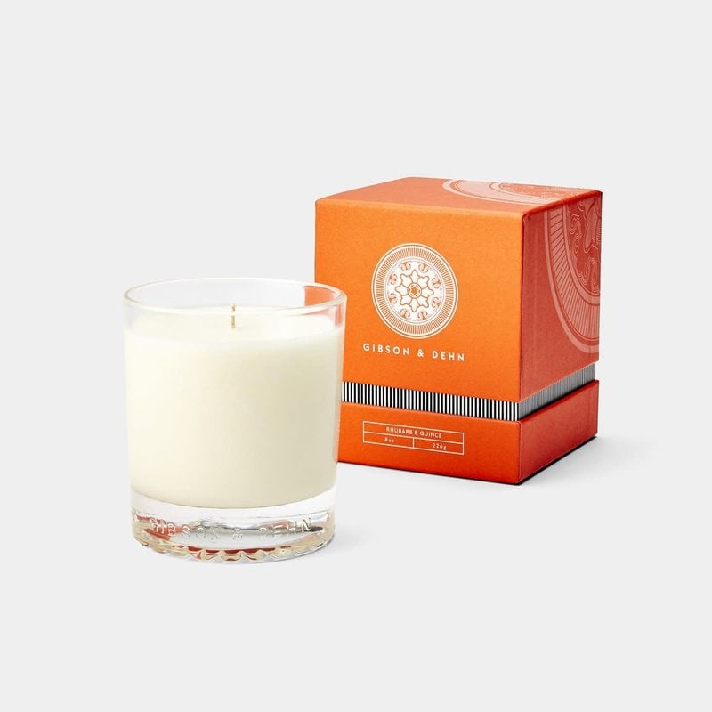 MH Gibson & Dehn - 9 Oz Candle - Rhubarb & Quince