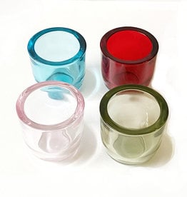 MH Tealight Holder - Glass - Assorted Colors