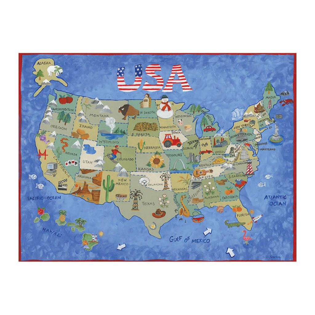 MH Puzzle - USA Map - 500 pieces