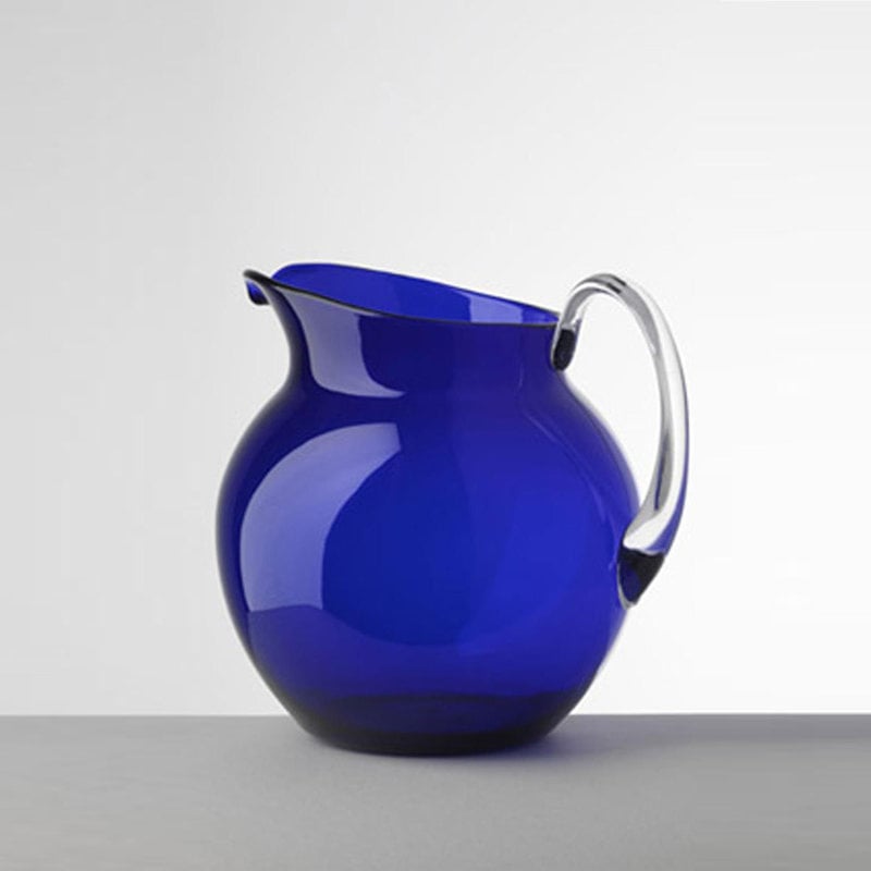 MH Pitcher - Synthetic Crystal - Palla - Transparent - Blue