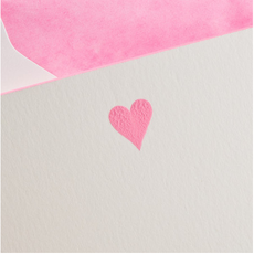 MH Boxed Notecards - Heart - Hot Pink