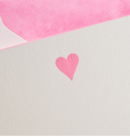 MH Boxed Notecards - Heart - Hot Pink