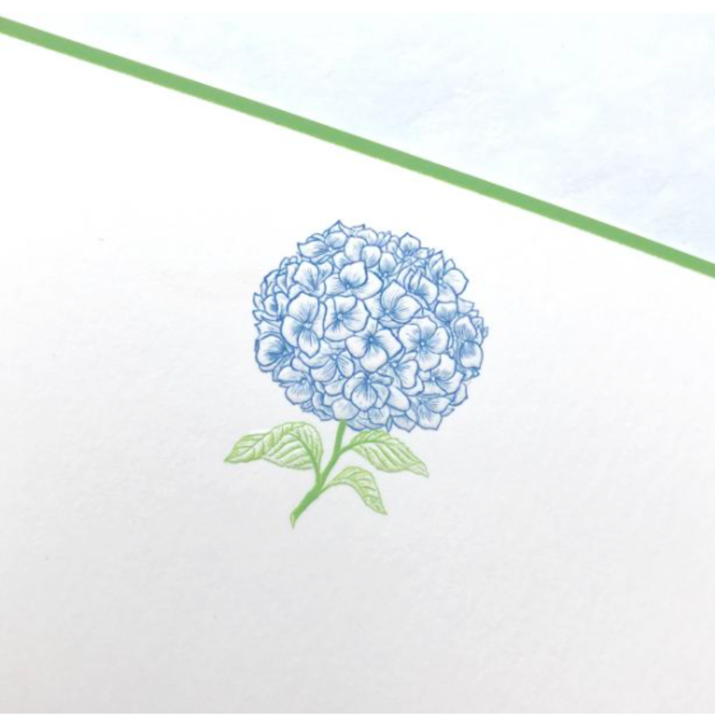 MH Boxed Notecards - Hydrangea - Blue