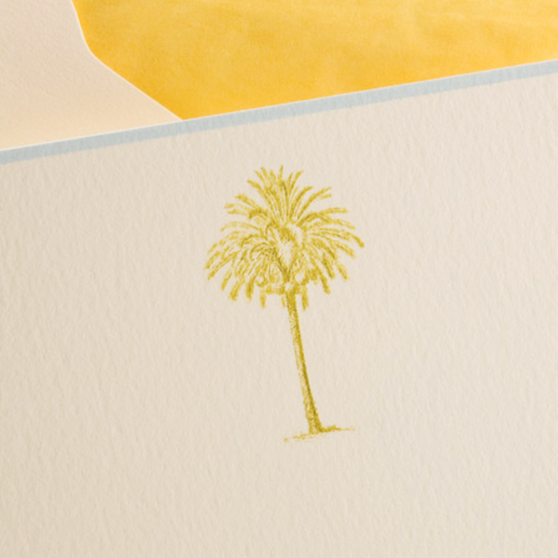 MH Boxed Notecards - Palm Tree - S/10