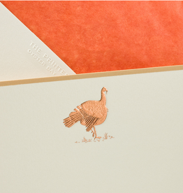 MH Boxed Notecards - Turkeys - Copper