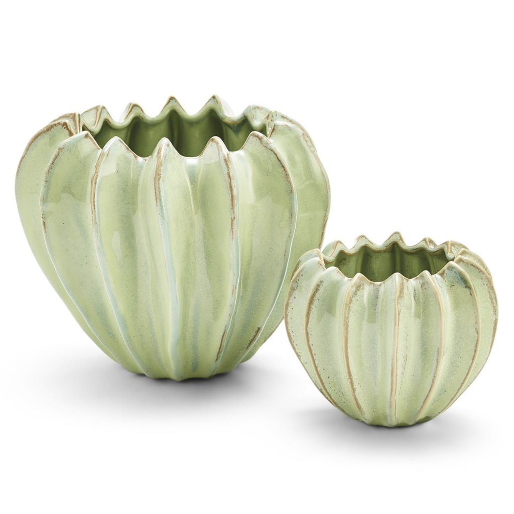 MH Vase - Celadon Gourd Ceramic -