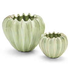 MH Vase - Celadon Gourd Ceramic -