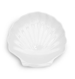 MH Serveware - Melamine - Shell  Platter - White - 16"D