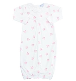 MH Hearts - Baby Gown -  Pink -