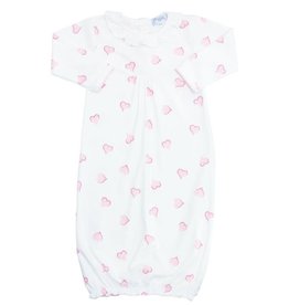 MH Hearts - Baby Gown -  Pink -