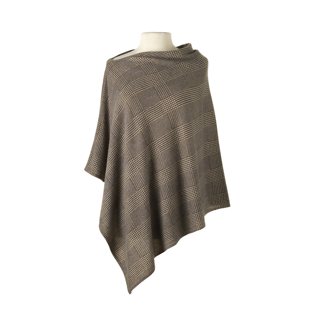 MH Cashmere Cape - Glen Plaid - More Colors