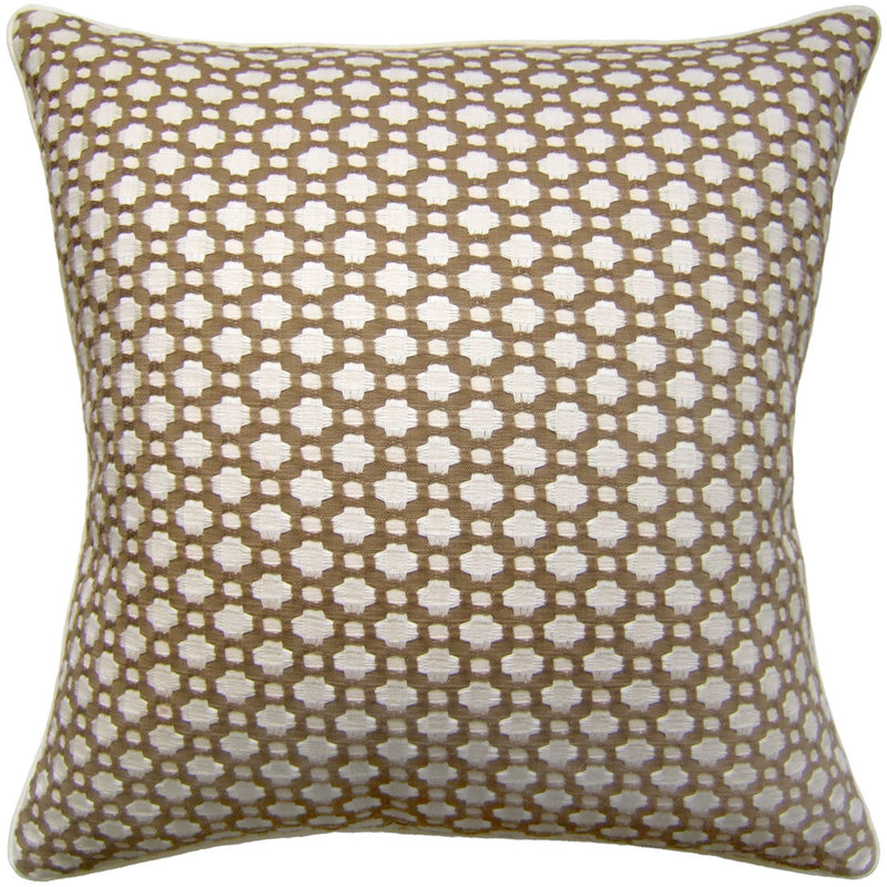MH Betwixt - Piped Pillow - Biscuit - 22x22